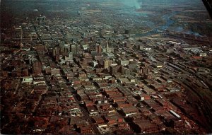 Iowa Des Moines Aerial View Looking East 1962