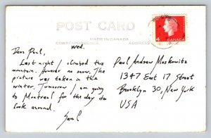 RPPC  Mont Condor  Val David  Quebec  Canada  Postcard