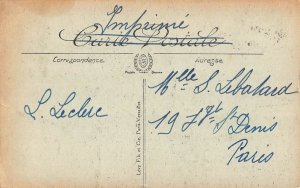 C012 France Bourges la Cathedrale vintage postcard