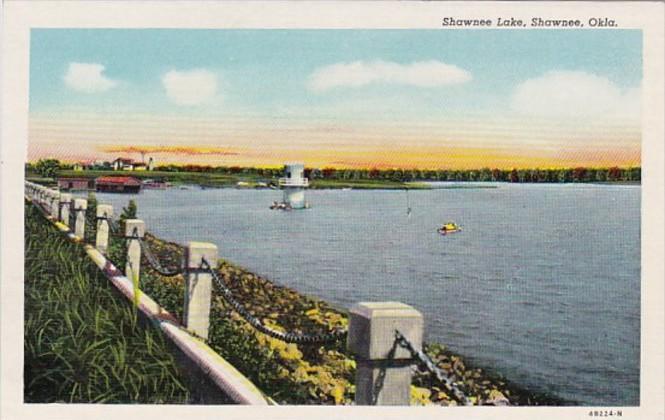 Oklahoma Shawnee Scene On Shawnee Lake Curteich