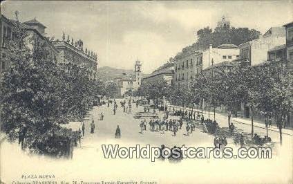 Plaza Nueva Spain Tarjeta Postal Unused 