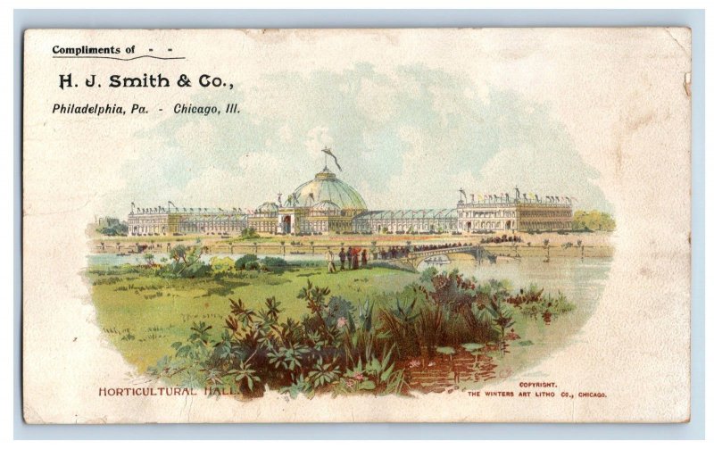 1893 H.J. Smith Chicago World's Fair Horticultural Hall #6A
