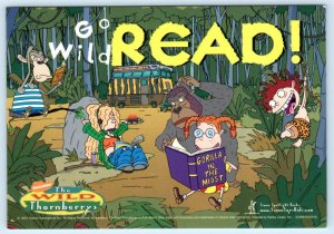 THE WILD THORNBERRYS Advertising Wild Read 2001 Nickolodeon  4x6 Postcard