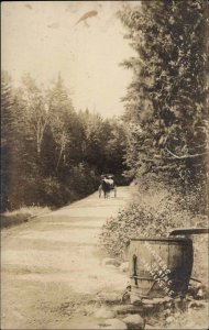 Machias Maine ME Thaxters Spring Real Photo c1910 Vintage Postcard