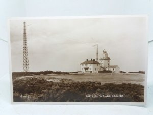 The Lighthouse Cromer Norfolk Vintage RP Postcard Golf Course Links