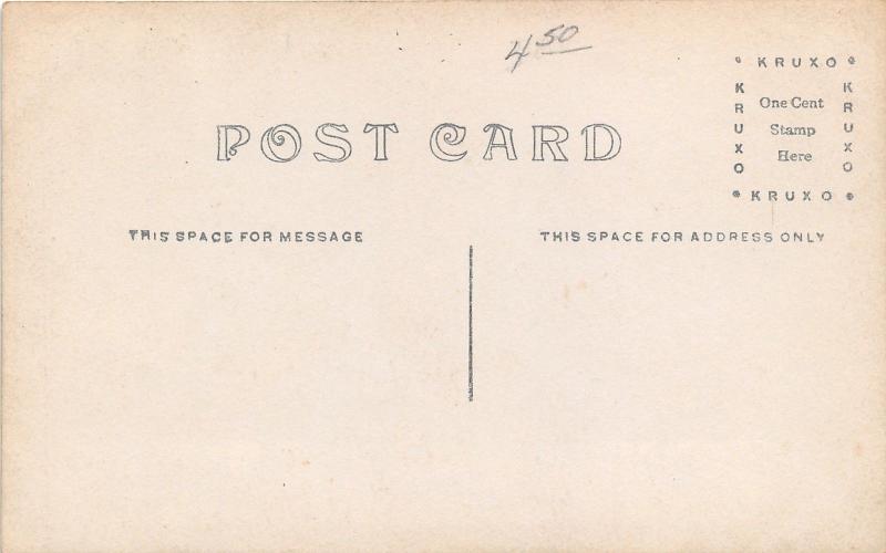 Three Rivers Michigan~First Methodist Episcopal Church~Bare Trees~c1915 RPPC