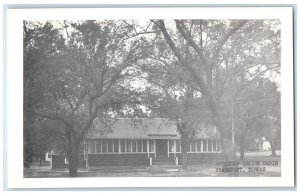 c1940 Exterior View American Legion Cabin Frankfort Kansas KS Unposted Postcard