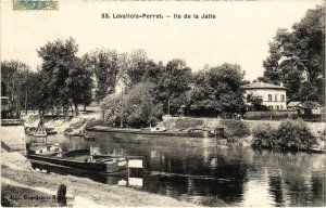 CPA Levallois Perret Ile de la Jatte (1315289)