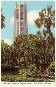 Singing Tower, Mountain Lake Sanctuary, Lake Wales, Florida, Chrome Postcard