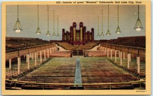 M-31792 Interior of great  Mormon Tabernacle Salt Lake City Utah