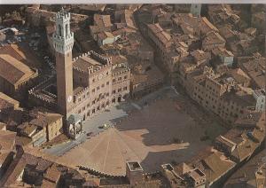 BF23476 siena piazza del campo veduta aerea  italy  front/back image