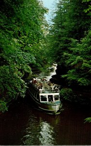 Wisconsin Dells Riverview Boat Line In Narrow Entrance To Cold Water Canyon