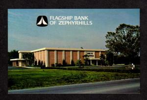 FL Flagship Bank of Zephyrhills FLORIDA Postcard Carte Postale PC