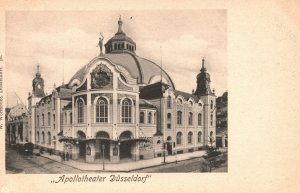 Vintage Postcard 1900's View of  Apollotheater Theater Dusseldorf Germany