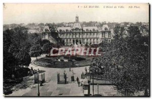 Old Postcard Le Havre L & # City 39hotel