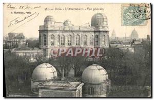 Old Postcard Astronomy Paris L & # 39Observatoire General view