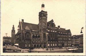 Germany Chemnitz Rathaus Vintage RPPC 03.18