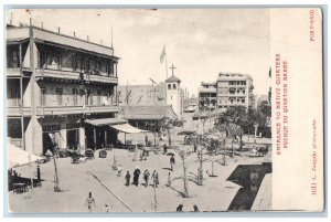 Egypt Postcard Avenue Du Quartier Arabe Entrance to Native Quarters c1905