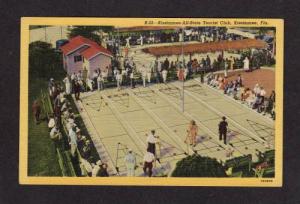 FL Shuffleboard Tourist Club KISSIMMEE FLORIDA POSTCARD