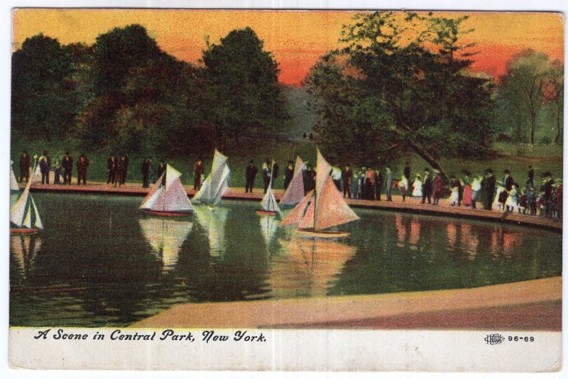 A Scene on Central Park, New York