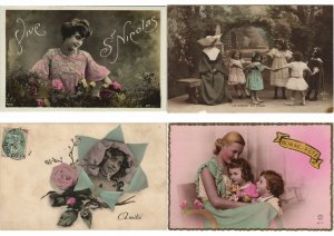 LADIES ROMANTIC GLAMOUR 1000 REAL PHOTO Vintage Postcards (Part 2.) (L2958)