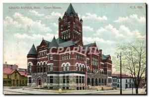 Old Postcard Grand Rapids Mich Court House