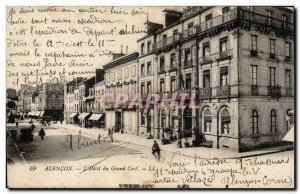 Alencon Old Postcard L & # 39hotel the large deer