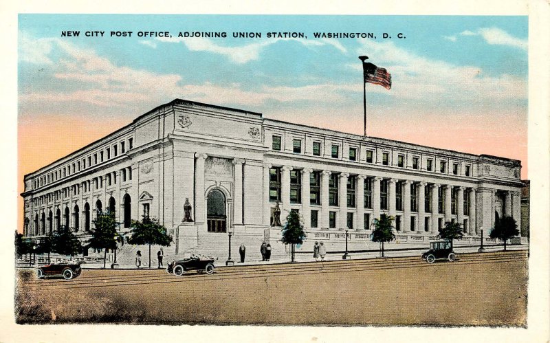 DC - Washington. New City Post Office Adjoining Union Station