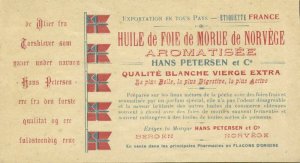 norway norge, Norwegian Hans Petersen & Co. Cod Liver Oil Leaflet (1930s)