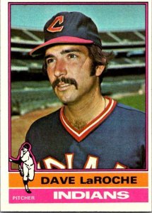 1976 Topps Baseball Card Dave LaRoche Celveland Indians sk13487