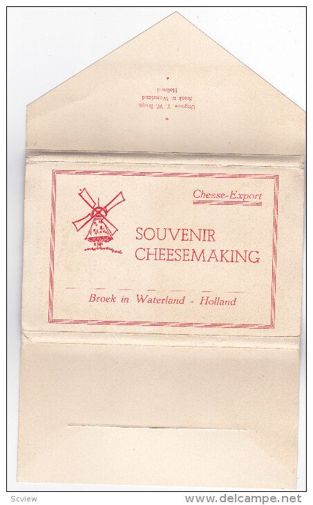 Cheesemaking , Broek in Waterland , Holland , 8-RP Postcards 30-40s