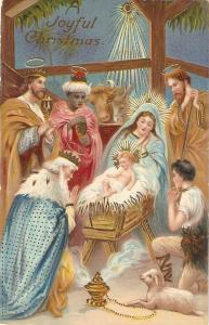 \\The Nativity\ Beautiful vintage Christmas postcard
