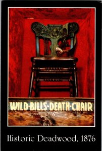 Wild Bill Hickok's Death Chair, Saloon No. 10 Deadwood SD Postcard L59