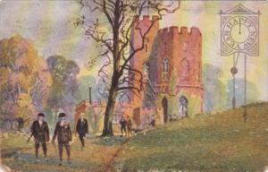 Tucks Happy New Year Cranbourne Tower Windsor England 1910