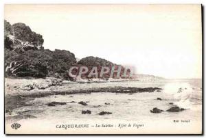 Carqueiranne - Les Salettes - Effect Waves - Old Postcard