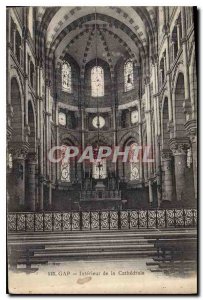 Postcard Old Gap Interior of the Cathedral