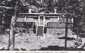 Minnesota Cook Lake Vermilion Main Lodge At Little Sweden