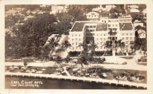 RPPC LAKE COURT APARTMENTS WEST PALM BEACH FLORIDA REAL PHOTO POSTCARD (c.1920s)