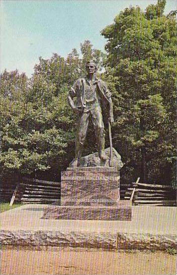 Illinois New Salem Lincoln Statue In New Salem State PArk