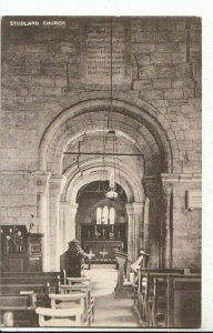 Dorset Postcard - Interior - Studland Church - Ref 10653A