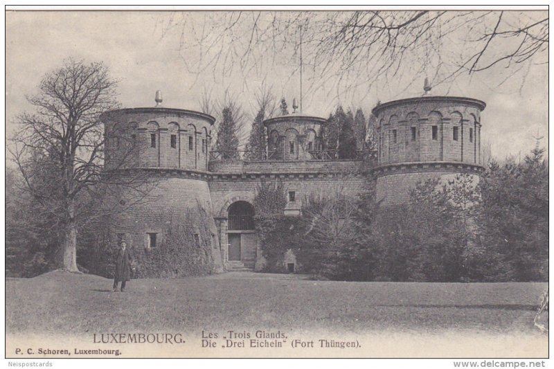 Les Trois Glands, Die Drei Eichelin, Fort Thungen, LUXEMBOURG, 00-10s