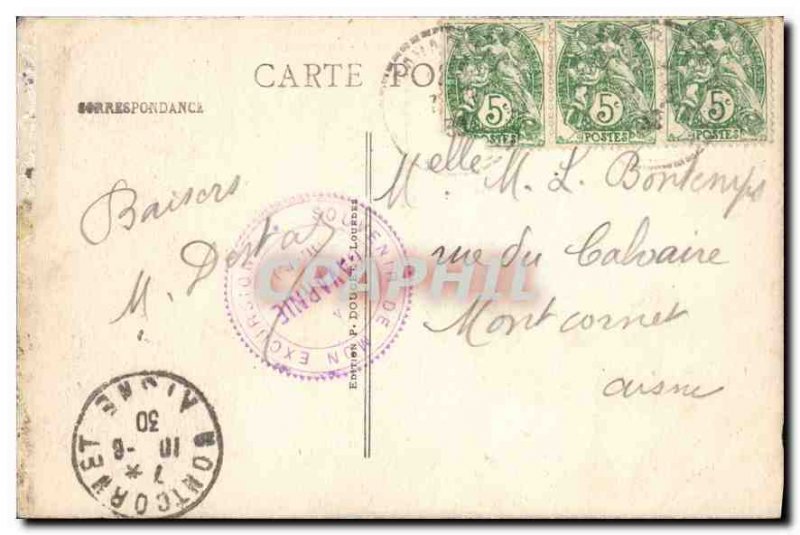 Postcard Old Luz Road has Gavarnie Chaos