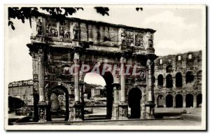 Old Postcard Italy Roma Arch of Constantine