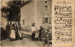 CPA Bourrée - Ney Ma Chin Saou - Folklore (690923)