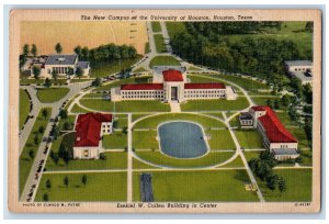 1953 The New Campus At The University Houston Texas TX Posted Vintage Postcard