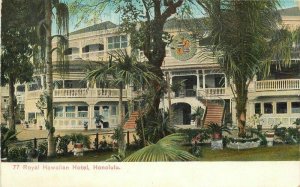 C-1910 Royal Hawaiian Hotel Honolulu Hawaii Island Curio Postcard 20-1845