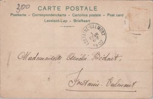 Drunk Men Caricature Octobre Postcard C367