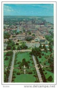 View from teh Top of the State Capitol, Baton Rouge, Louisiana, 40-60s