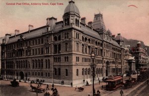 South Africa General Post Office Adderley Street Cape Tow Vintage Postcard 08.74