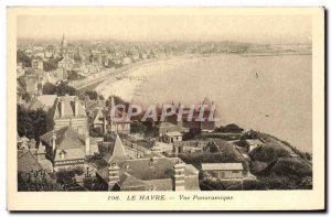 Old Postcard Le Havre Panoramic